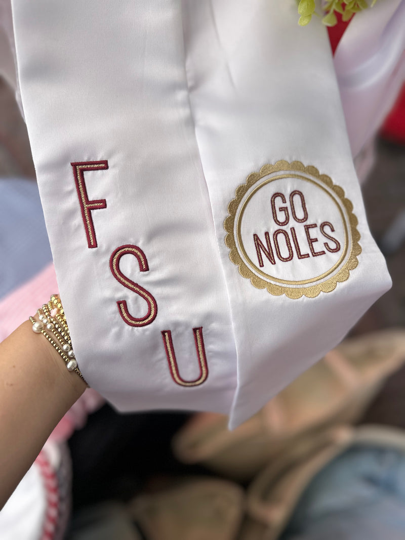 Custom Wreath Sash