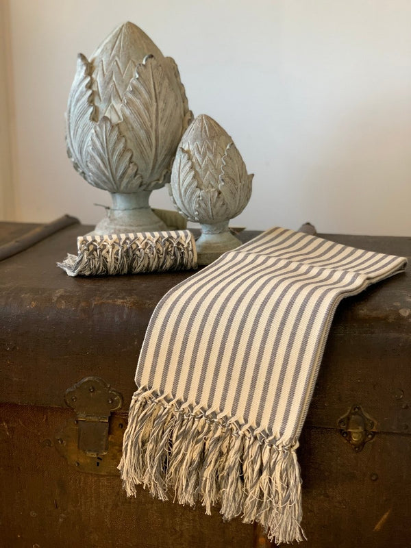 Face Towel Melograno With Fringe