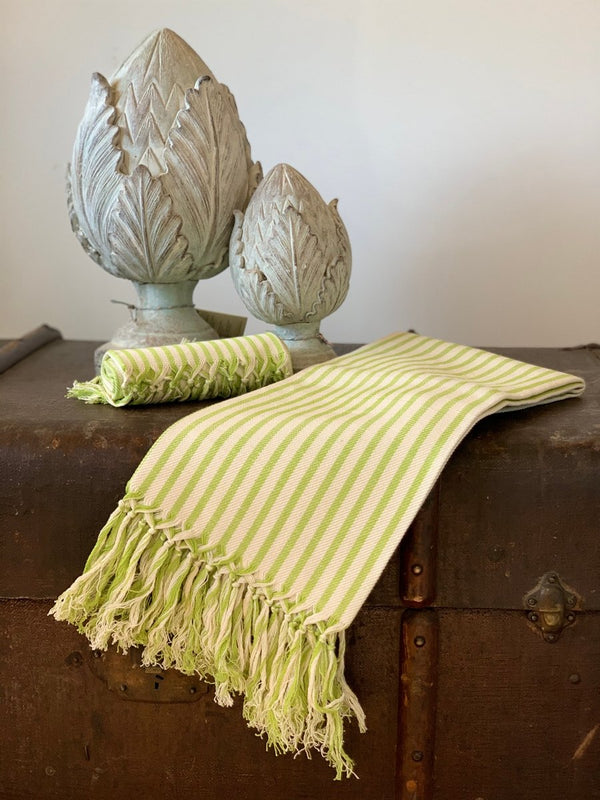 Face Towel Melograno With Fringe
